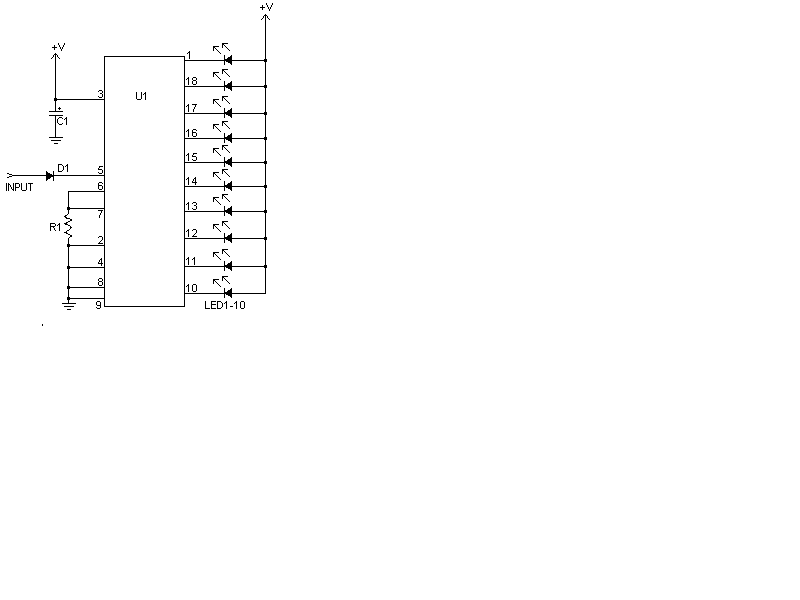 Sound Level Meter Circuit Diagram